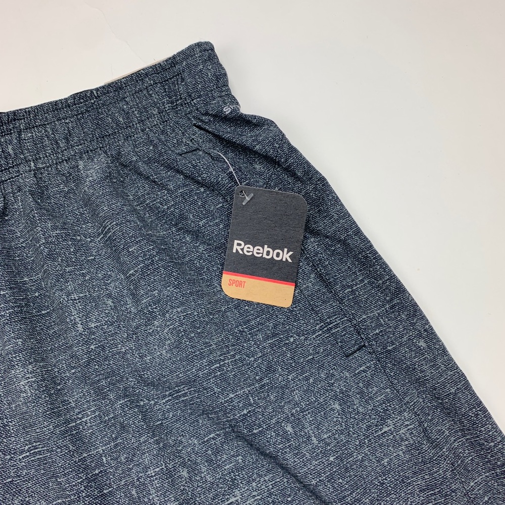 Reebok Sport Speedwick Active Shorts Printed Gray - Picture 2 of 3